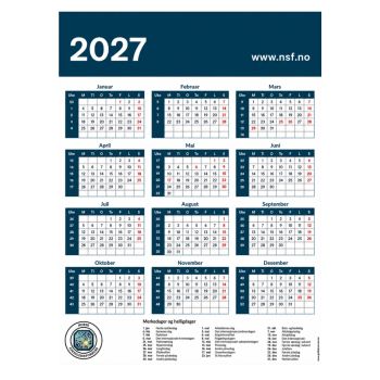Veggkalender 2027