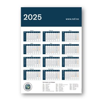 Veggkalender 2025