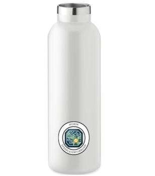 Stålflaske hvit - 750 ml