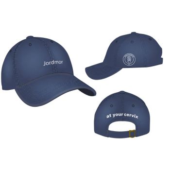 Caps med jordmorlogo