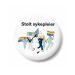 Pride - button Hvit